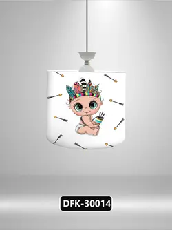 لوستر طرح نوزاد سرخپوست