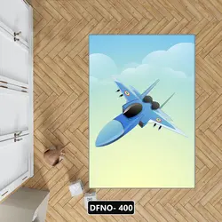 فرش اتاق کودک کشتی و جت