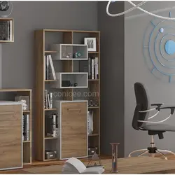 کتابخانه زمینی همراه با باکس درب دار کد kz 111