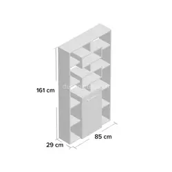 کتابخانه زمینی همراه با باکس درب دار کد kz 111