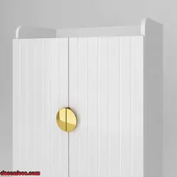 جاکفشی دو درب دستگیره طلای-کد sjk104