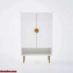 جاکفشی دو درب دستگیره طلای-کد sjk104