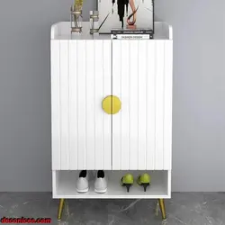 جاکفشی دو درب دستگیره طلای-کد sjk104