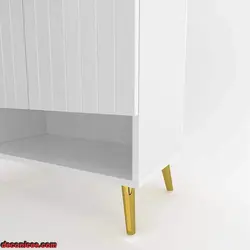 جاکفشی دو درب دستگیره طلای-کد sjk104