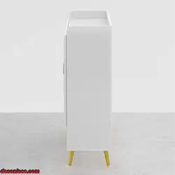 جاکفشی دو درب دستگیره طلای-کد sjk104