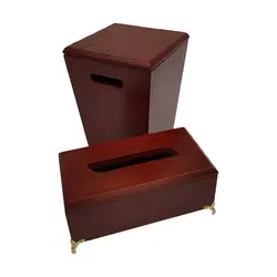 ست سطل و دستمال پایه فلزی