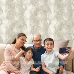کاغذ دیواری ظریف طرح انتزاعی آلبوم راکتور کد 8086