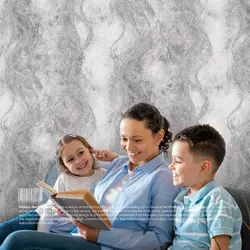 کاغذ دیواری شاین دار طرح انتزاعی آلبوم راکتور کد 8082