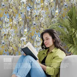 کاغذ دیواری مدرن طرح انتزاعی آلبوم راکتور کد 8026
