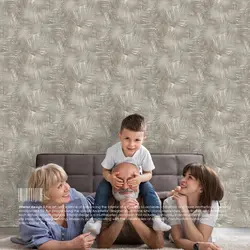 کاغذ دیواری مدرن طرح برگ آلبوم راکتور کد 8093