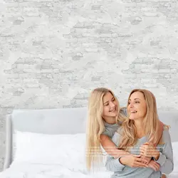 کاغذ دیواری شاین دار طرح آجر آلبوم راکتور کد 8133