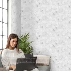 کاغذ دیواری زیبا طرح بتن آلبوم راکتور کد 8134