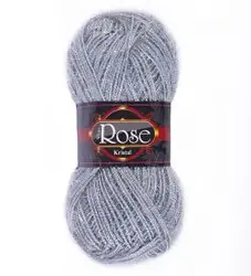 سوزنی رز طوسی نقره ای-022