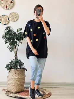 تیشرت قلاب بافی کد1060