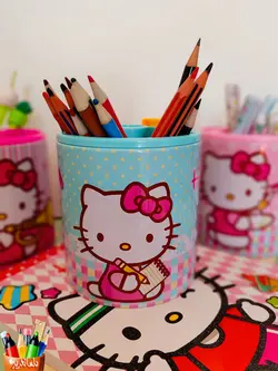 جامدادی رومیزی فانتزی طرح هلو کیتی