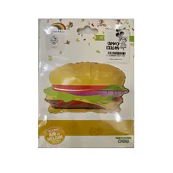 بادکنک فویلی طرح همبرگر