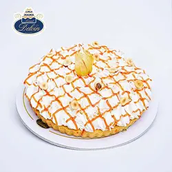 تارت موز و کارامل