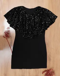 پیراهن مجلسی پولک دوزی 1025