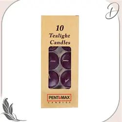 شمع وارمر ۱۰تایی بنفش