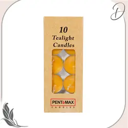 شمع وارمر ۱۰تایی زرد