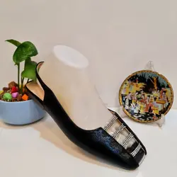 کفش مجلسی زنانه / مدل تخت ، نما شیشه ای