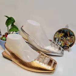 کفش مجلسی زنانه / مدل تخت ، نما شیشه ای