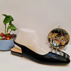 کفش مجلسی زنانه / مدل تخت ، نما شیشه ای