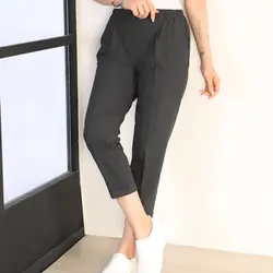 شلوار پارچه ای کمرکش دمپا پاکتی THRITI 1031/188