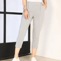 شلوار پارچه ای کمرکش دمپا پاکتی THRITI 1031/188