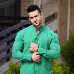 پیراهن یقه فرنچ لنین RIVER ISLAND