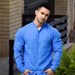 پیراهن یقه فرنچ لنین RIVER ISLAND