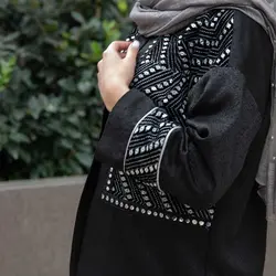 مانتو کتی پولک دوزی مخمل 2405 ROSSELLA