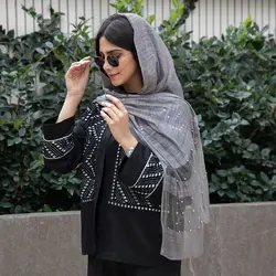 مانتو کتی پولک دوزی مخمل 2405 ROSSELLA