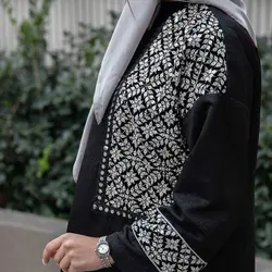 مانتو کتی پولک دوزی مخمل 2405 ROSSELLA