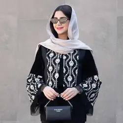 مانتو خرجکار هندی استین پلیسه BELUE MARLIN