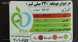 نوشابه گازدار با طعم استوایی کریستال – 1 لیتر