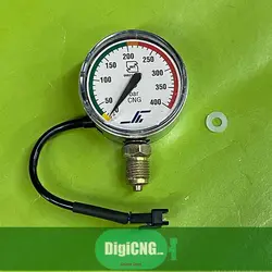 گیج درجه عقربه ای 12ولت فناورانی سیم از بغل