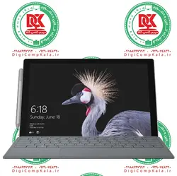 سرفیس پرو 5 12.3 اینچ 5 مگاپیکسل لمسی Microsoft Surface Pro 5 i7 7650u 16GB RAM SSD M.2 NVMe 512GB رنگ پلاتینی نسل 7 همراه با کیبرد و قلم نوری اورجینال گارانتی تا 1 سال فروش آنلاین، حضوری و اقساطی