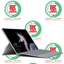 سرفیس پرو 5 12.3 اینچ 5 مگاپیکسل لمسی Microsoft Surface Pro 5 i7 7650u 16GB RAM SSD M.2 NVMe 512GB رنگ پلاتینی نسل 7 همراه با کیبرد و قلم نوری اورجینال گارانتی تا 1 سال فروش آنلاین، حضوری و اقساطی