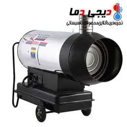 جت هیتر دوموتوره دوگانه سوز 2EDB-120 دودکش دار باکدار نیرو تهویه البرز