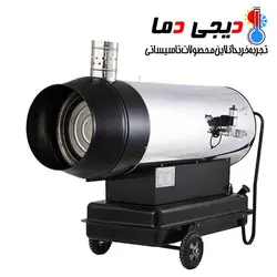 جت هیتر دوموتوره دوگانه سوز 2EDB-120 دودکش دار باکدار نیرو تهویه البرز