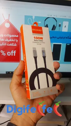 سیم دیتا تایپ سی کنفی با یک سال گارانتی