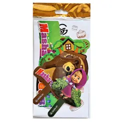 تصویر و تاپر کیک ماشا و میشا