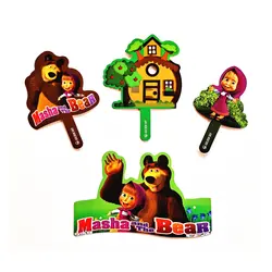 تصویر و تاپر کیک ماشا و میشا