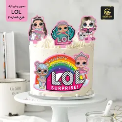 تصویر و تاپر کیک LOL