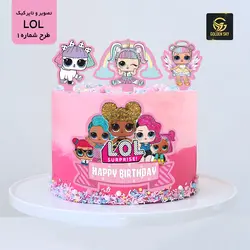تصویر و تاپر کیک LOL