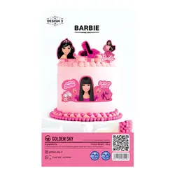 تصویر و تاپر کیک باربی