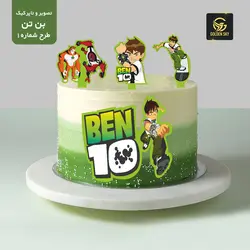 تصویر و تاپر کیک بنتن