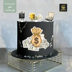 تصویر و تاپر کیک دلار