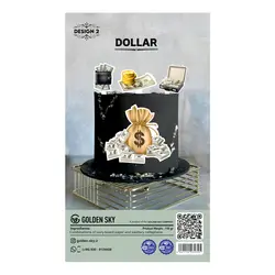 تصویر و تاپر کیک دلار